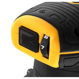 DeWALT DCW210P2-QW transportabel slibemaskine Rystepudser 12000 OPM Sort, Orange