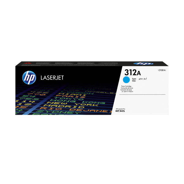 HP 312A LaserJet-tonerpatron, cyan