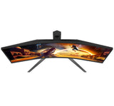 AOC G4 CU34G4Z computerskærm 86,4 cm (34") 3440 x 1440 pixel Wide Quad HD LED Sort, Rød