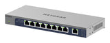 NETGEAR GS108MX-100EUS netværksswitch Ikke administreret L2 Gigabit Ethernet (10/100/1000) Bord-/vægmontering