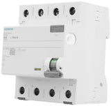 Siemens 5SV3344-6 kredsløbsafbryder Reststrøm enhed Type A 4P