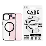 PanzerGlass CARE™ by ® Urban Combat Case Transparent m. Sort MagSafe iPhone 15
