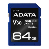 ADATA ASDX64GUI3V30S-R hukommelseskort 64 GB SDXC UHS-I Klasse 10