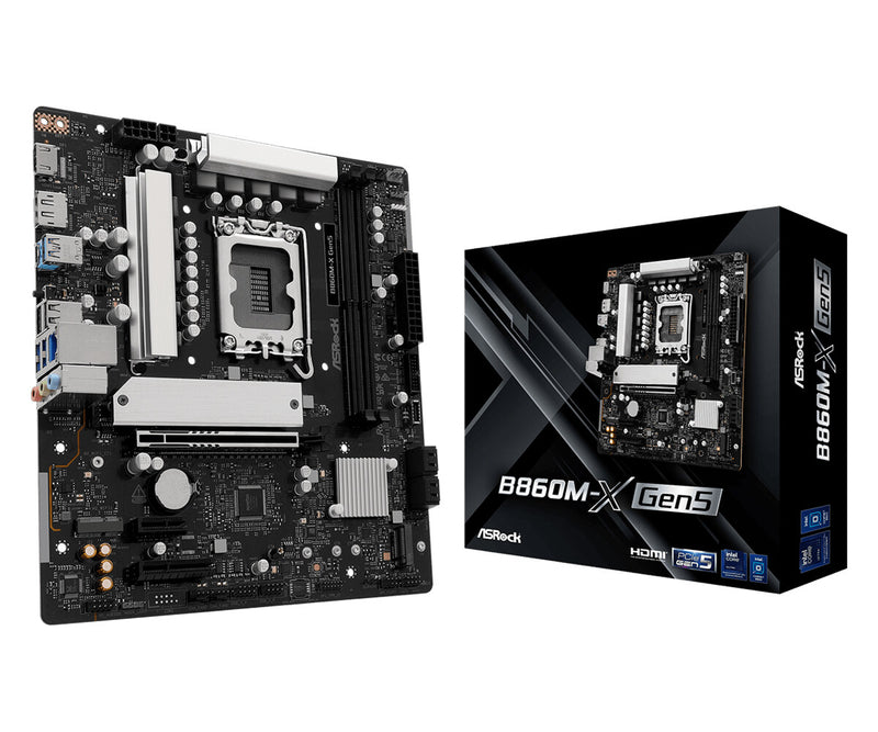 Asrock B860M-X Gen5 Intel B860 LGA 1851 (Socket V1) micro ATX