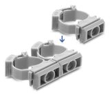 DeLOCK 22070 kabelholder Grå 100 stk