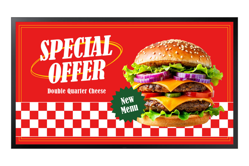 Samsung OH46DX Digital fladpaneldisplay 116,8 cm (46") LCD Wi-Fi 3500 cd/m² Fuld HD Sort Tizen 24/7