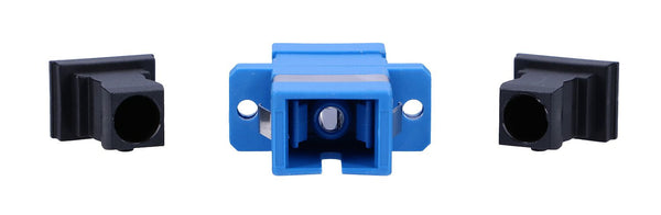 Extralink ADAPTER SC/PC SC/UPC SM SIMPLEX BLUE - Adapter fiber adapter SC/UPC 2000 stk Blå