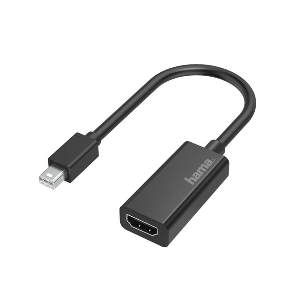 Hama 00200332 videokabel adapter Mini DisplayPort HDMI Sort