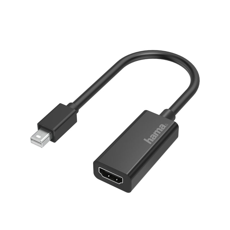 Hama 00200332 videokabel adapter Mini DisplayPort HDMI Sort