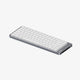 Lofree Flow 2 84 tastatur Universel USB + RF Wireless + Bluetooth QWERTY Hvid, Sølv