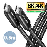 Axagon BUCM4X-CM05AB USB-kabel USB4 Gen 3x2 0,5 m USB C 40 Gbit/sek. 240 W Sort