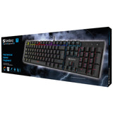 Sandberg 640-29 tastatur Spil USB QWERTY Nordisk Sort