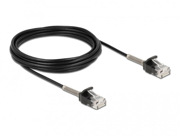 DeLOCK 87021 netværkskabel Sort 5 m Cat6a U/UTP (UTP)