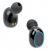 Manhattan 180382 hovedtelefoner/headset Trådløs I ørerne Opkald/musik Bluetooth Sort