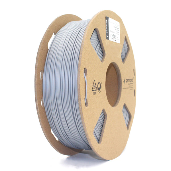 Gembird 3DP-PLA1.75-01-GR 3D print materiale Polymælkesyre (PLA) Grå 1,4 kg
