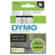 DYMO Ægte D1-etiketter | Sort skrift på gennemsigtig tape | 6 mm x 7 m | Selvklæbende etiketter til LabelManager-mærkningsmaskiner | Fremstillet i Europa