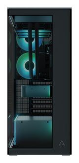 ARCTIC Xtender Black (Tinted Glass) Midi Tower Sort
