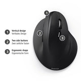 Hama EMC-500 mus Kontor Højre hånd USB Type-A Optisk 1800 dpi