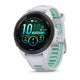 Garmin Forerunner 265S 2,79 cm (1.1") AMOLED 42 mm Digital 360 x 360 pixel Berøringsskærm Sort, Hvid Wi-Fi GPS (satellit)