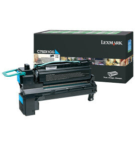 Lexmark C792X1CG tonerpatron 1 stk Original Blå