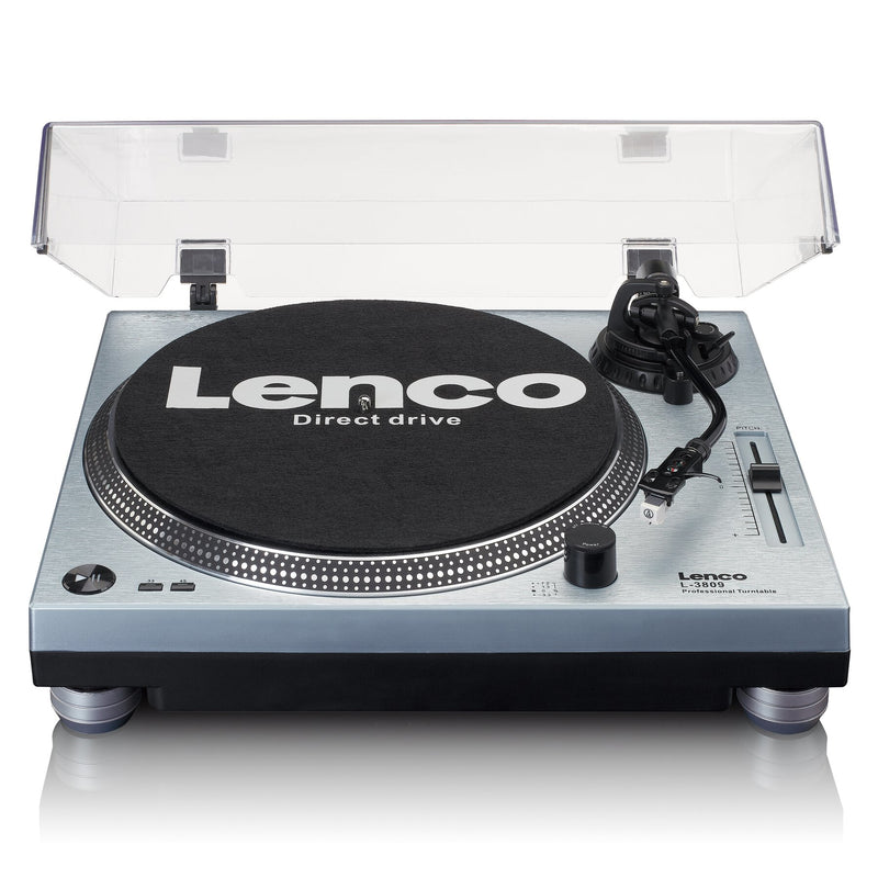 Lenco L-3809ME pladespiller Direct drev pladespiller Blå, Metallic Vejledning