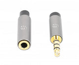 Manhattan 356022 lydkabel 1 m 3.5mm Sort, Sølv