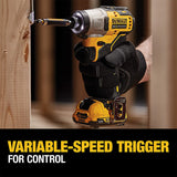 DeWALT DCF801D2-QW elektrisk skruetrækker & slagbor