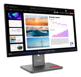 Lenovo ThinkVision P24Q-40 computerskærm 60,5 cm (23.8") 2560 x 1440 pixel Quad HD LCD Sort
