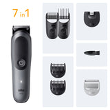 Braun AIO5520 skæg- og hårtrimmer Sort, Grå 14 Lithium-Ion (Li-Ion)