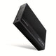 Axagon EE35-GTR USB-C 5Gbps - SATA 6G, 3.5 RIBBED box BLACK - USB Typ C HDD kabinet Sort 3.5"