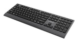 Gembird KB-MCH-06 tastatur Hjemme/kontor USB QWERTY US International, Ukrainsk, Russisk Sort