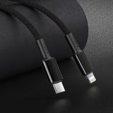 Baseus CATLGD-A01 Lightning kabel 2 m Sort