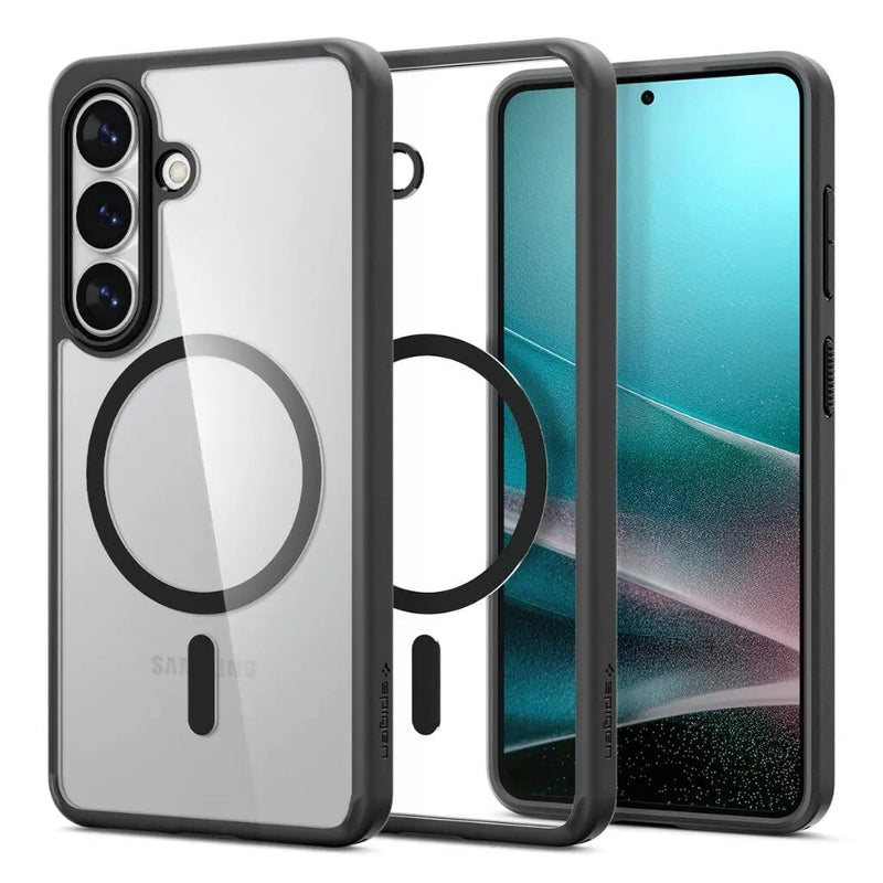 Spigen Ultra Hybrid (MagFit) mobiltelefon etui 16 cm (6.3") Cover Transparent, Sort