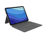 Logitech Combo Touch QWERTY Nordisk Smart Connector Grå