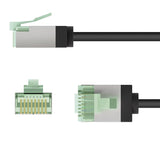 Goobay 74350 netværkskabel Sort 0,15 m Cat8.1 U/FTP (STP)