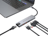 Conceptronic DONN29G dockingstation Ledningsført USB 3.2 Gen 2 (3.1 Gen 2) Type-C Grå