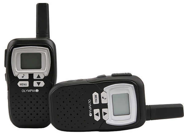 Olympia PMR 1208 to-vejs radio 8 kanaler 446 MHz Sort