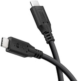 Goobay 74190 USB-kabel USB4 Gen 2x2 0,5 m USB C 40 Gbit/sek. 100 W Sort