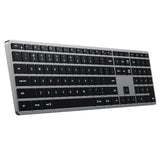 Satechi SLIM X3 tastatur Hjem Bluetooth QWERTZ Tysk Sort, Grå