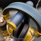 Lexip WAXLXHS0002 hovedtelefoner/headset Kabel & trådløs Spil Bluetooth Blå, Guld