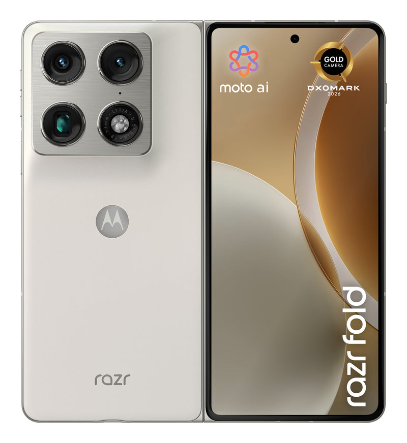 Motorola razr fold 20,6 cm (8.09") Dual SIM Android 16.0 5G USB Type-C 16 GB 512 GB 6000 mAh Hvid
