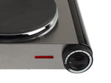 Tristar KP-6248 kogeplade Rustfrit stål Bordplade Forseglet plade 2 zone(s)