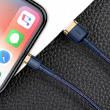 Baseus CALKLF-CV3 Lightning kabel 2 m Blå, Guld