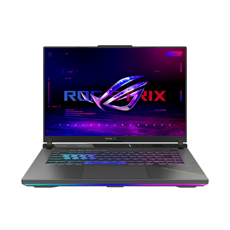 ASUS ROG Strix G16 G614PW-TS092W AMD Ryzen™ 9 8940HX Laptop 40,6 cm (16") WQXGA 32 GB DDR5-SDRAM 1 TB SSD NVIDIA GeForce RTX 5080 Wi-Fi 6E (802.11ax) Windows 11 Home Grå QWERTZ Tysk