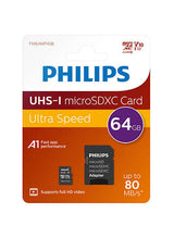 Philips FM64MP45B/00 hukommelseskort 64 GB MicroSDXC UHS-I Klasse 10