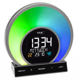 TFA-Dostmann Soluna Quartz alarmur Sort, Transparent