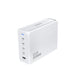 DUDAO A228EU 228Watt GaN 4xUSB-C+ 1xUSB-A Universel Hvid Vekselstrøm Hurtig opladning Indendørs