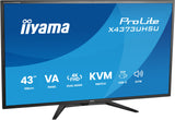 iiyama ProLite X4373UHSU-B2 computerskærm 108 cm (42.5") 3840 x 2160 pixel 4K Ultra HD LED Sort