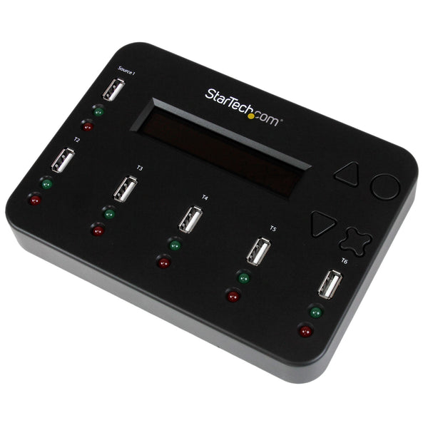 StarTech.com USBDUP15 kopienhed til digital medie USB flash drev duplikator Sort 5 Kopier