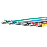 Netrack BZPAT05FR netværkskabel Rød 0,5 m Cat5e F/UTP (FTP)